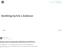 Tablet Screenshot of ericlanderson.com